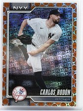 2026 Topps Series 1 - Carlos Rodon #82 Spring Training Orange /25 NY Yankees