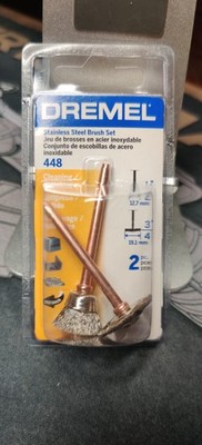 Dremel 0.75 in. Carbon Steel Brush Set 447 (2-Pack, 428 and 442)