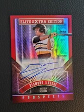 2015 Panini Elite Extra Edition Desmond Lindsay auto Prospects #54 Mets NL