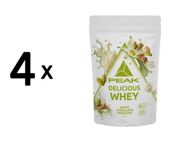 4 x Peak Delicious Whey Protein (300g) White Chocolate Pistachio (49,96 EUR/kg)