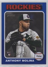 2024 Topps Heritage High Number Dark Blue Border Anthony Molina #641 6k2