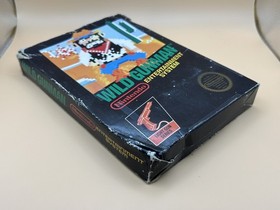 NES WILD GUNMAN 5 Screw Early CIB Black Box for Nintendo Entertainment System