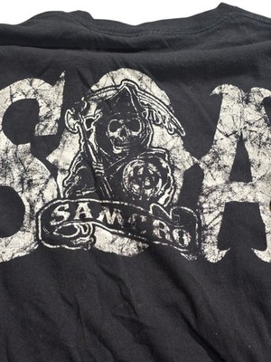 Sons of Anarchy Shirt Mens 2XL long sleeves Samcro Forever Reaper Skull Graphic