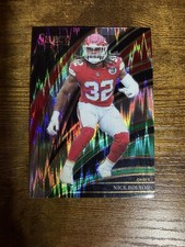 2025 Panini Select - Club Level Nick Bolton #207 Black & Green Shock Prizm