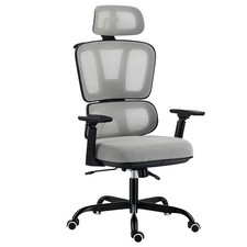 Ergonomic Mesh Back Office/Game Chair - High Back Desk Chair w/ Adjustable Arms