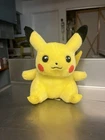 Pikachu Vintage Plush 1998 Toy Soft Kids Pokémon Yellow 90s Nintendo Hasbro 8"