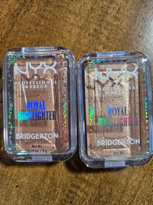 2x NYX Professional Makeup Bridgerton Royal Highlighter Shade Peach