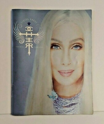CHER 2003 LIVING PROOF FAREWELL TOUR CONCERT PROGRAM BOOK w