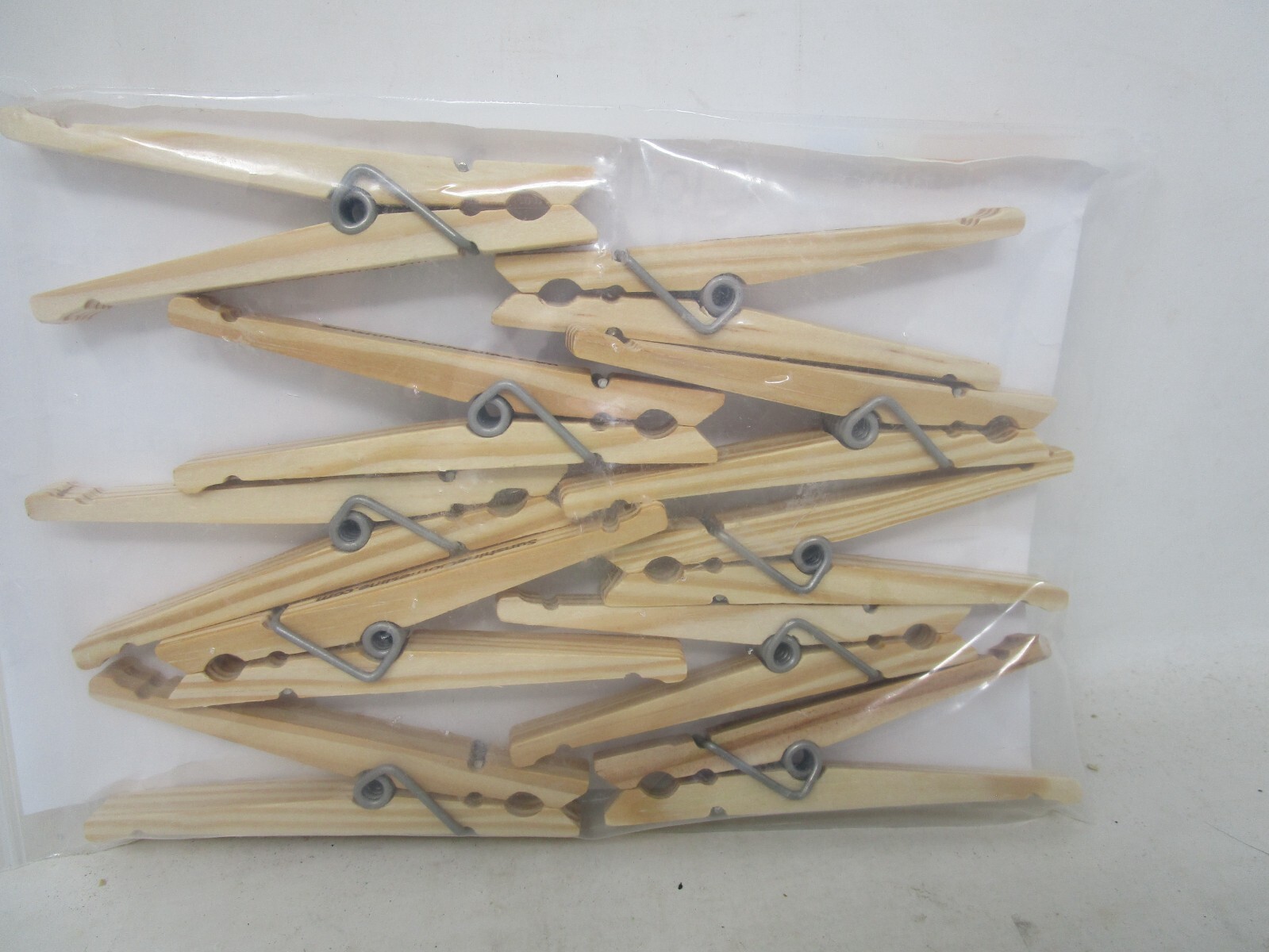 Pack of 10 Hand Made in the USA Spring Loaded Clothespins Bare Wood ...