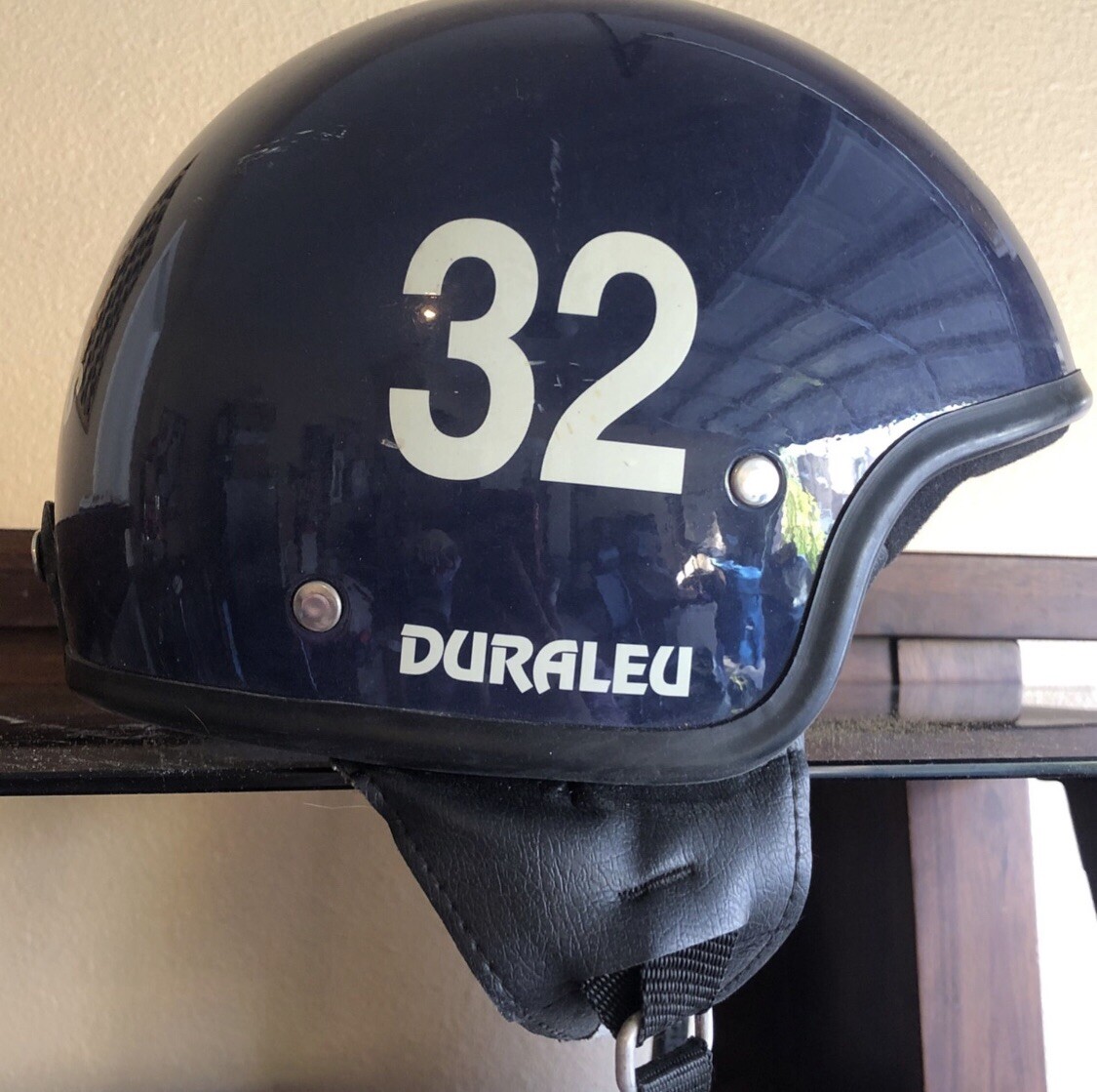 Blue Helmet Duraleu Sweet Years Safe Motocycle Scooter Bike Biker
