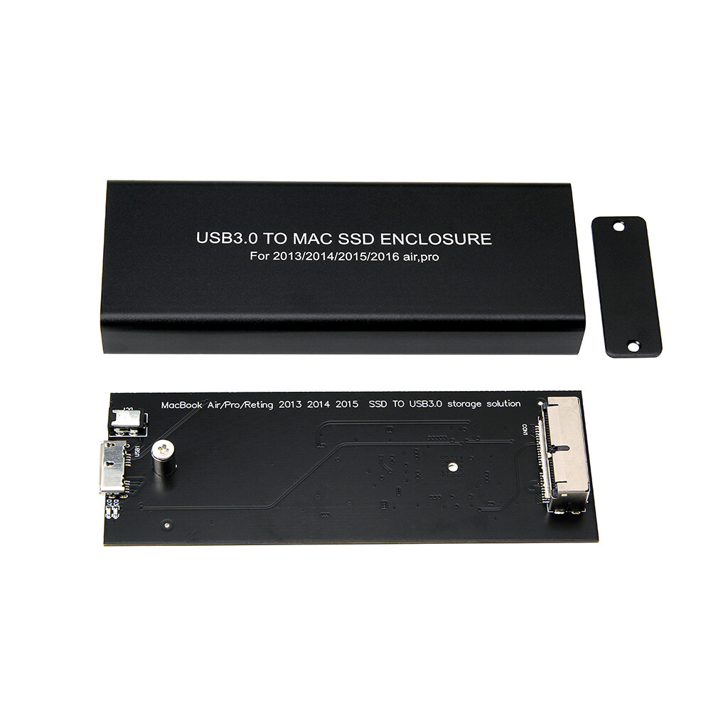 Sintech - Custodia esterna USB 3.0 a 24 pin, compatibile con SSD dal 2012 all'inizio del 2013 anno MacBook Pro Retina