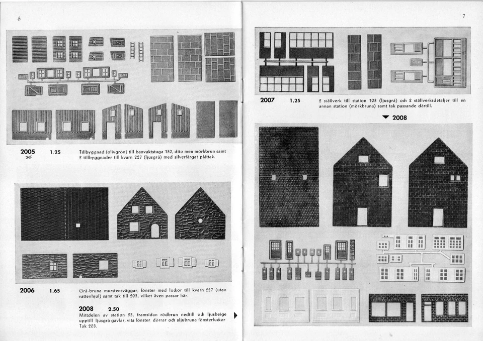 catalogo FALLER E/859 Byggdetaljer - Swedisch Ausgabe SV aa Foto 2 de 2