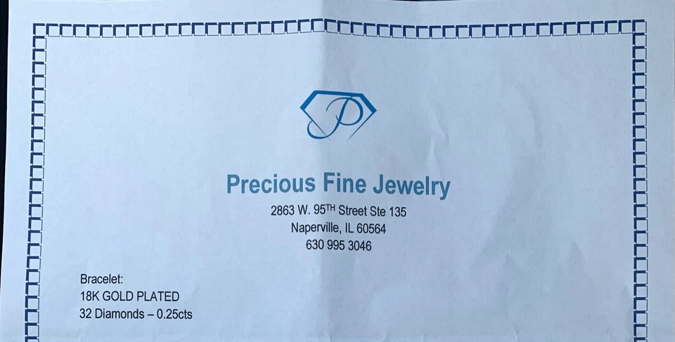 Exquisita Pulsera Vintage Chapada en Diamantes y Oro Excelente Estado Foto 2 de 4