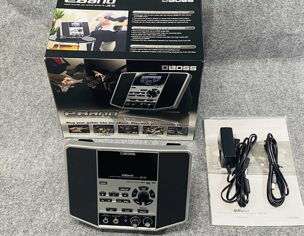 BOSS AUDIO PLAYER with GUITAR EFFECTS eBand JS-10 With Original