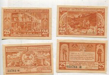 Pieniądze awaryjne: Leopoldshall Sachsen-Anhalt 4 sztuki (636)