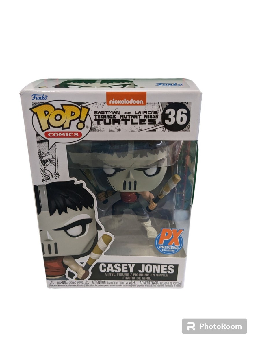 Funko Pop! Teenage Mutant Ninja Turtles: Casey Jones – Exklusive Vinyl-Figure 9,5 Cm, Previews Edition