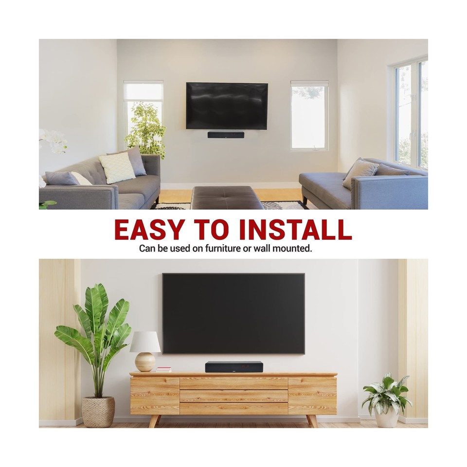 Soundbars For Tv ZVOX Dialogue Clarifying Patented Hearing