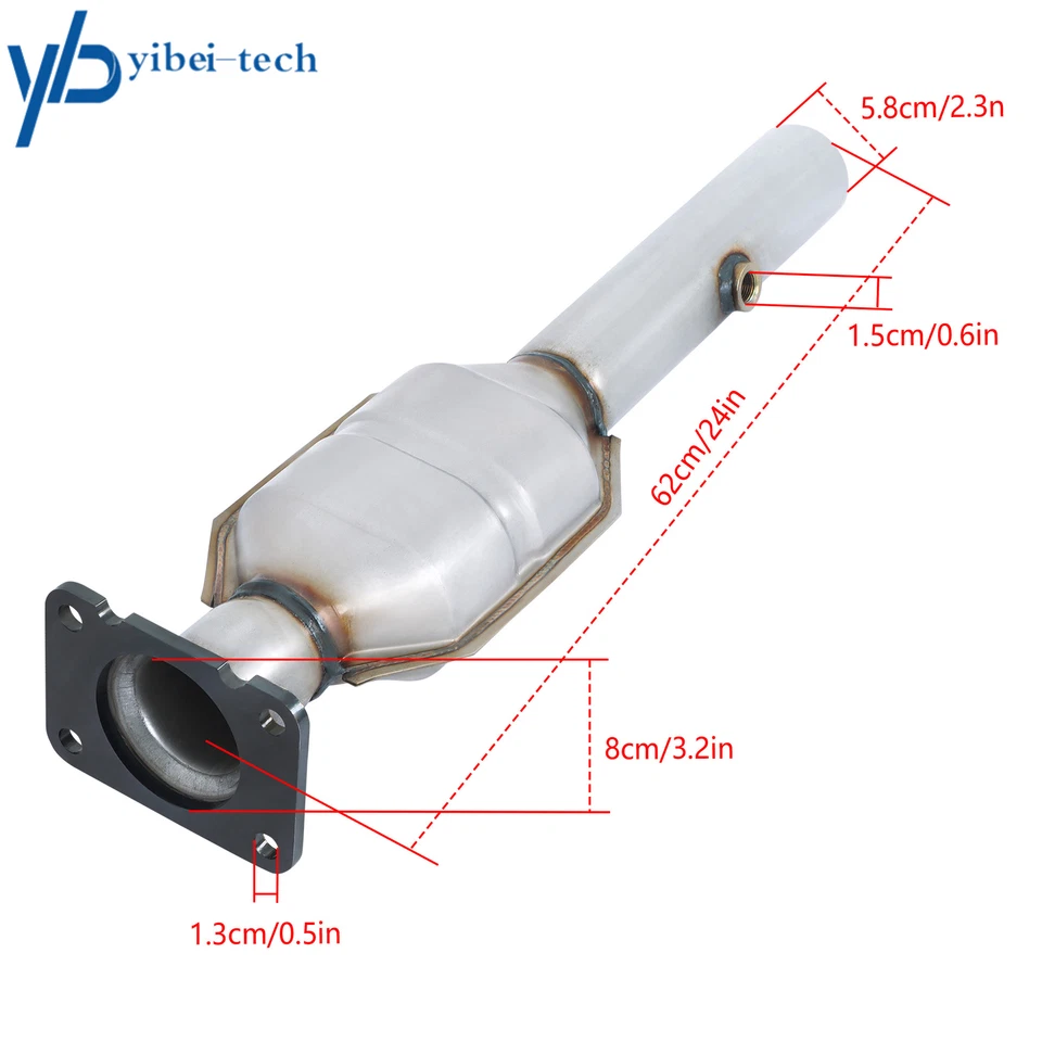 Convertidor catalítico delantero ajuste directo para Buick LeSabre 1997-2003 2004 2005 3,8 L Foto 3 de 4