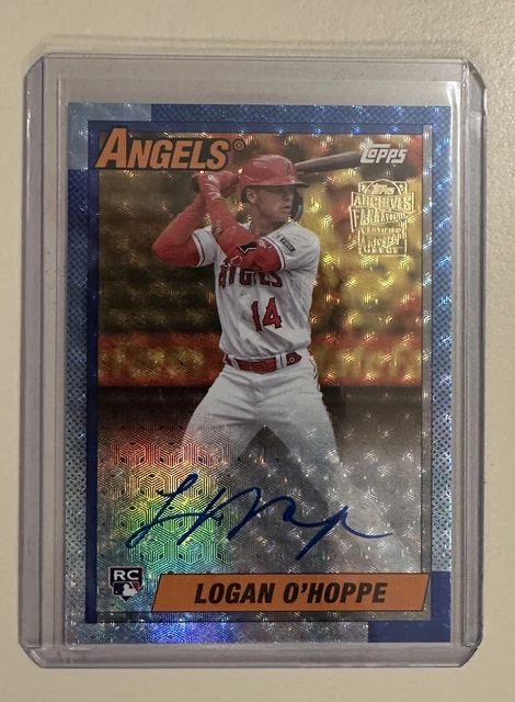 2023 Topps Archives - Logan O’Hoppe On Card Auto RC TRUE 1/1 SUPERFRACTOR 🔥🔥