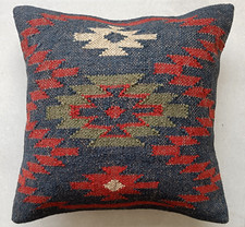 Cushion Cover Natural Jute Throw 18x18" Home Decor Outdoor Patio Pillow Case