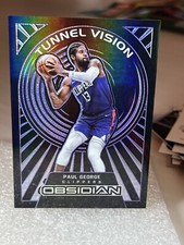 Paul George 2021-22 Obsidian Tunnel Vision Purple Etch /75