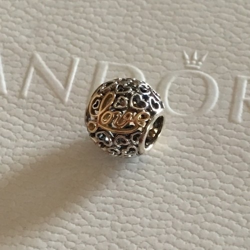 Heart Openwork Charm Bead 791425 | eBay