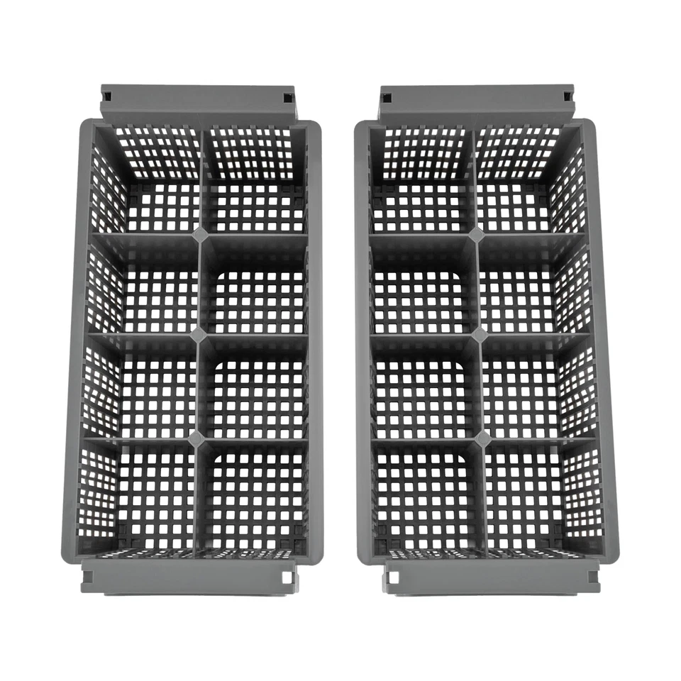 Набор столовых приборов 2 шт. в PP Buffet 8 отсеков столовые приборы сушильный контейнер серый - Изображение 3 из 4