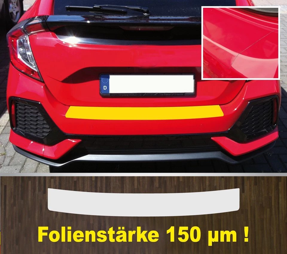 Protection Peinture pour Honda Civic Hayon De 2017 150 Microns - Photo 1/1