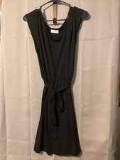  Bobbie Brooks Little Black Dress Size XL Sleeveless Belted Stretch