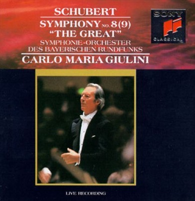 FRANZ SCHUBERT: SYMPHONY NO. 8 (9) ''THE GREAT'' NEW CD