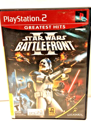 Star Wars: Battlefront II Greatest Hits (PlayStation 2, 2005) CIB