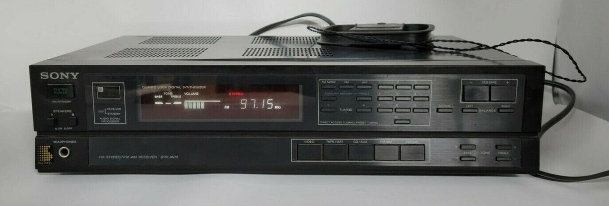 Ampli Sony STR-AV31 D'occasion - Testé Et Fonctionnel, Belle Allure Vintage
