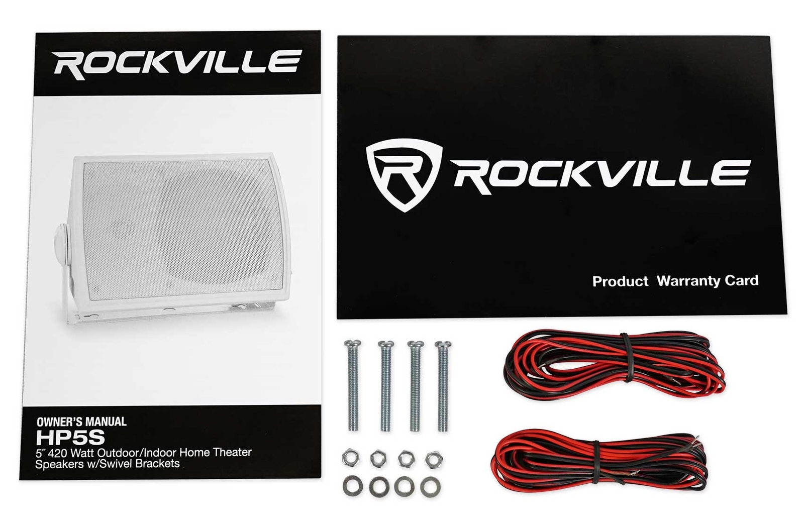 Лодочный приемник Rockville RGHR2 Marine Gauge с Bluetooth USB 4 525-дюймовыми коробчатыми динамиками