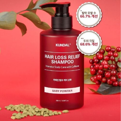 KUNDAL Natural Caffeine & Intensive Scalp Care Shampoo 500ml Hair Loss K-Beauty - Picture 15 of 17