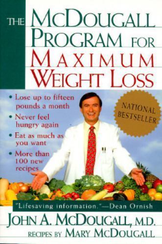 The Mcdougall Program for Maximum Weight Loss - paperback, McDougall, 0452273803