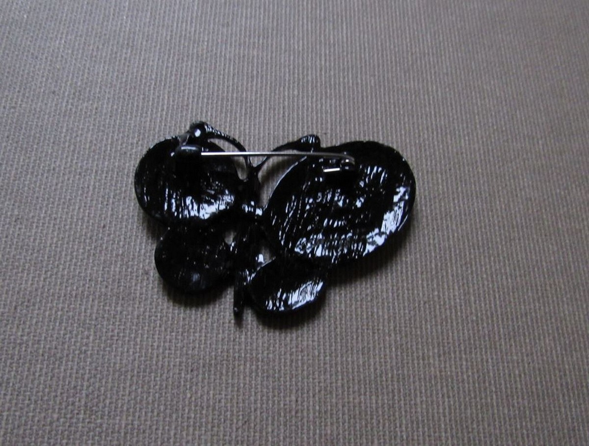 Broche Papillon Bleu – Bijou Acier – Neuf – EAN 3701270021906
