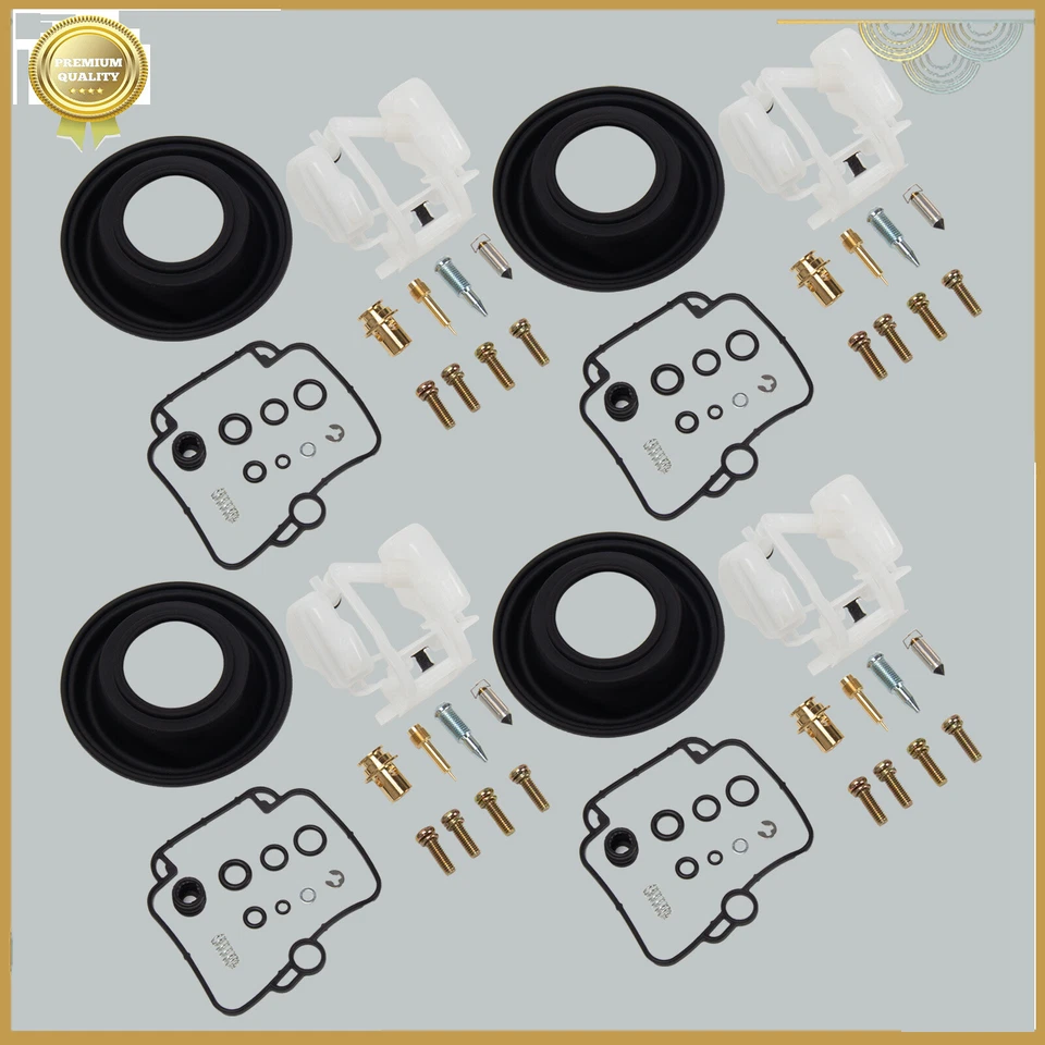 For Suzuki GSX600F GSX600 Katana 1989-1997 Carburetor Repair Kit Diaphragm Float - Image 2 of 4