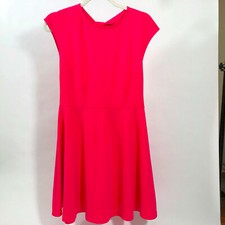 Gap Pink Open Back Tie Skater Women's Dress Fit & Flare Size 6