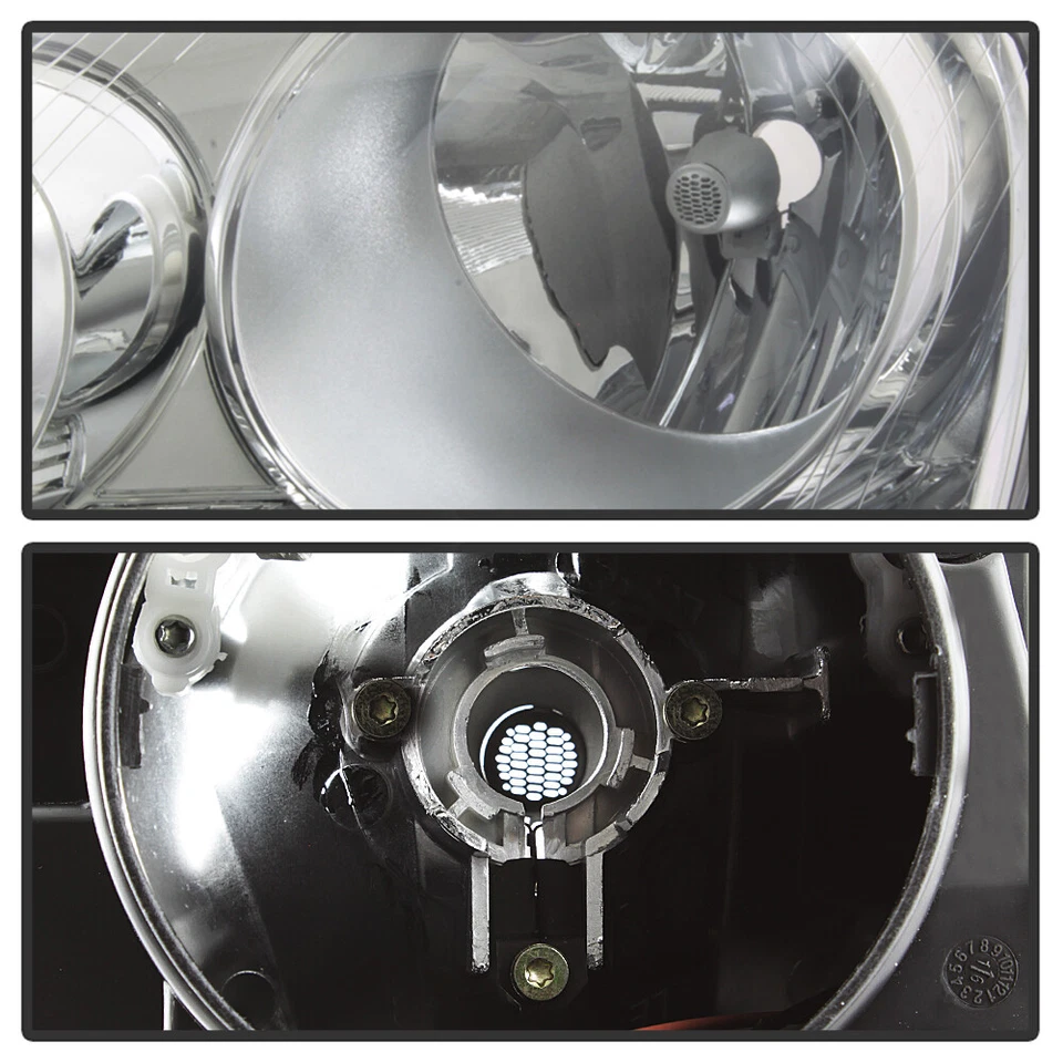 2006 2007 2008 2009 Volkswagen GTI/Jetta/Rabbit Headlights Headlamps Left+Right - Image 4 of 4