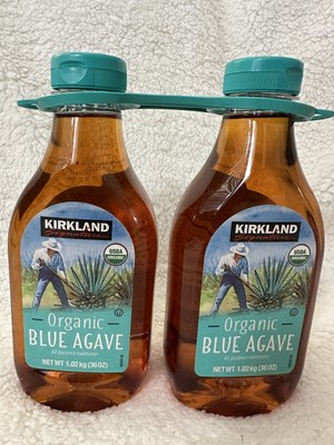 KIRKLAND ORGANIC BLUE AGAVE ALL PURPOSE SWEETENER  2 PACK