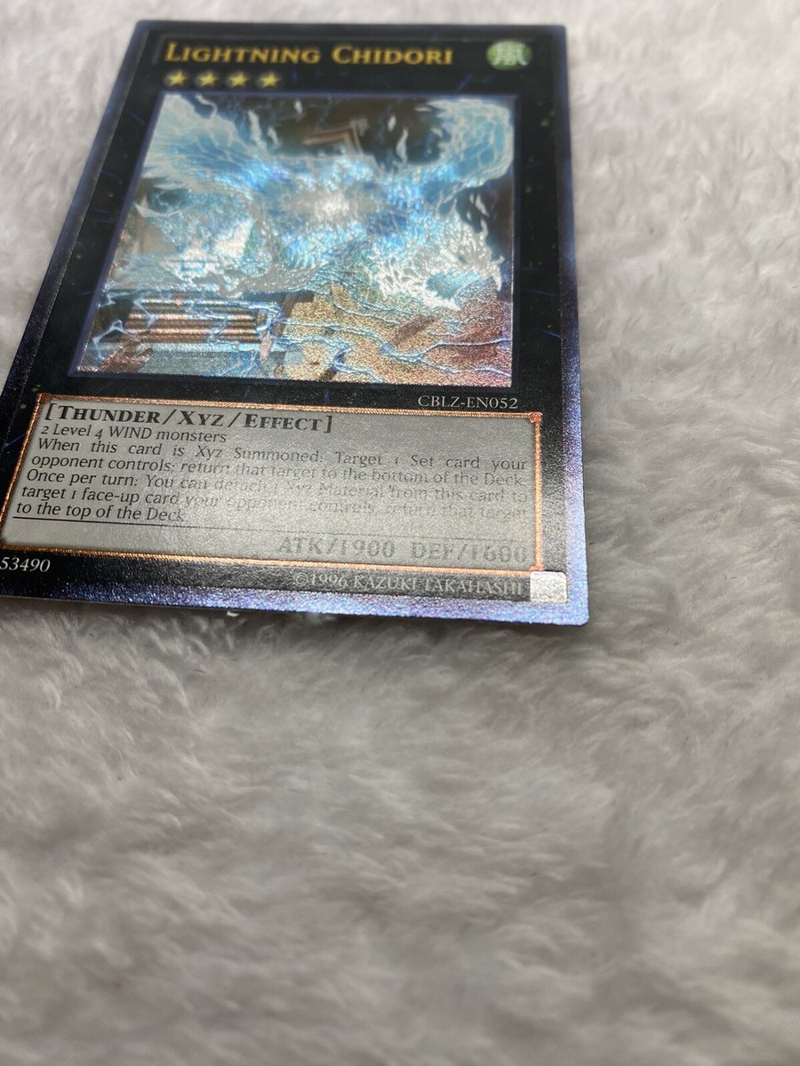 Lightning Chidori Ultimate Rare CBLZ-EN052 Unlimited LP Yugioh | eBay