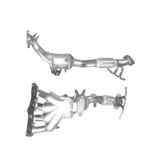 Catalytic Converter Type Approved + Fittings For Mazda Mazda3 BL 1.6 MZR Front