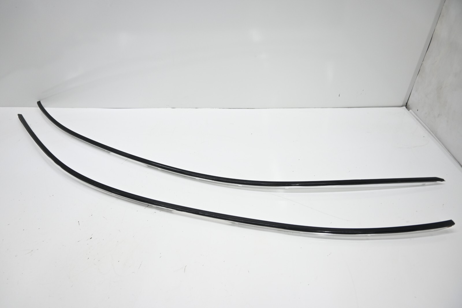 ⭐ 14-20 Maserati Ghibli Left & Right Roof Window Door Molding Chrome Set Oem