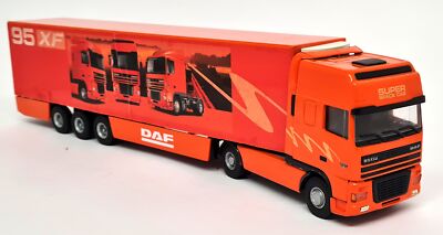 Lion Toys 1/50 - DAF 95 XF Super Space Cab Orange Diecast Model