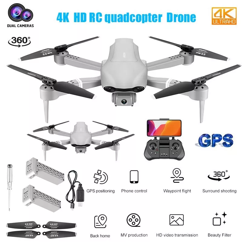 4DRC F3 Quadcopter 5G 4K GPS Drone Pro with HD Dual Camera WiFi