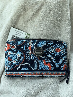 Vera Bradley Turn Lock Wallet Marrakesh NWT