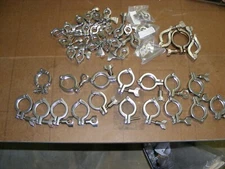 Sanitary Tri Clamp Lot (23) 1" , (19) 1 1/2" , (1) 2" (zz3)