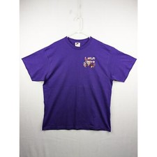 Vintage Nike T-Shirt Mens Large Purple Junior Bloomsday Run Race 98 Fitness