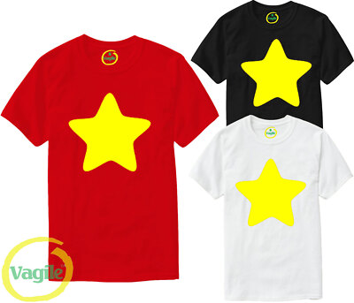 Steven Universe Yellow Star T-Shirt Jap Cartoon Comedy Gem Cookie Cat Gift  Tee UK