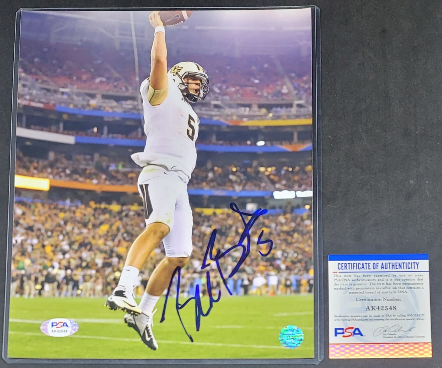 BLAKE BORTLES Autographed Signed UCF 8X10 PHOTO PSA COA KNIGHTS JAGUARS HUGE AUTO LOOK! 